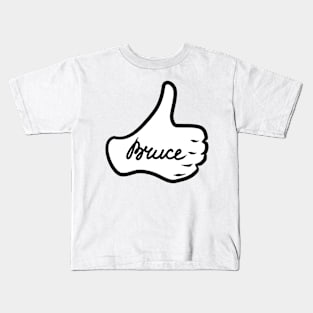 Men name Bruce Kids T-Shirt